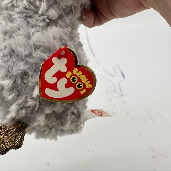 TY Beanie Boos 6" OWLETTE the Owl Plush Stuffed Animal Toy Ty Heart Tag. - Picture 3 of 4